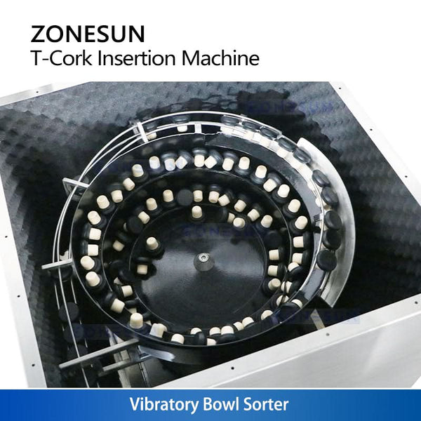 ZONESUN ZS-XG21U Automatic T-Top Corking Machine | Bartop Stopper Insertion Machine