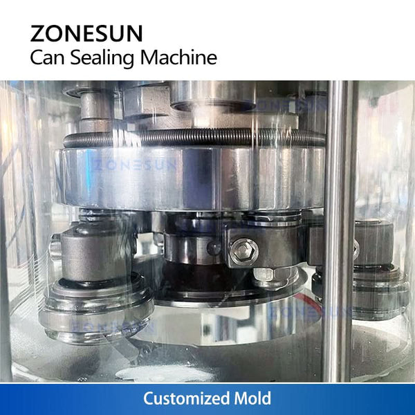 ZONESUN ZS-AFK500 Industrial In-line Vacuum & Nitrogen Flushing Capping System for Aluminum Caps