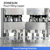 ZONESUN ZS-AFC12M Rotary Spouted Pouch Filling and Capping Machine Piston Filling