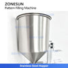 ZONESUN ZS-PGF5 Automatic Dual-Head Piston Swirl Filling Machine for Capsule Cream Pearl Bead Gel