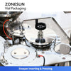 ZONESUN ZS-AFY1 Automatic 10 Heads Peristaltic Pump Vial Filling and Capping Machine Monoblock Machine