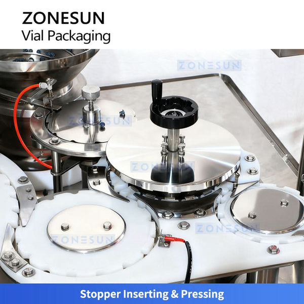 ZONESUN ZS-AFY1 Automatic 10 Heads Peristaltic Pump Vial Filling and Capping Machine Monoblock Machine