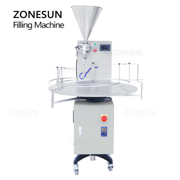 ZONESUN ZS-VTRP1 Servo Motor Rotor Pump Paste Filling Machine with Unscrambler（SPECIAL OFFER）