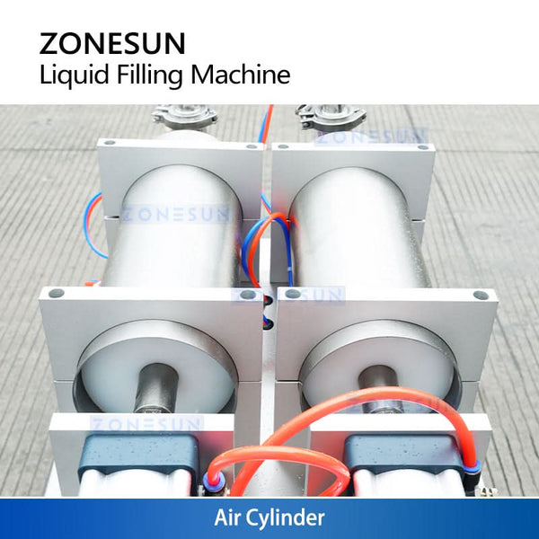 ZONESUN ZS-YTFS2 Automatic Pneumatic Liquid Filling Machine with Dual Nozzles