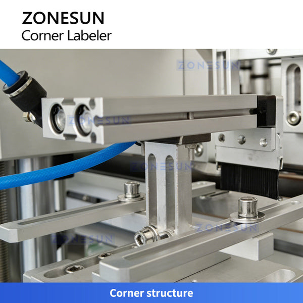 ZONESUN ZS-TB816 Automatic Double-Sided Tamper Evident Labeling Machine Security Seal Applicator