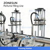 ZONESUN ZS-FAL180X11 Perfume Bottle Filling Crimping Production Line