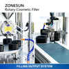 ZONESUN ZS-VTRPF4 Automatic 4-Color Rotary Cream Filling Machine for Cosmetic & Food