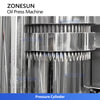 ZONESUN ZS-ZY20A Industrial Hydraulic Olive Oil Pressing Machine Oliv Peanut Coconut Avocado Oil Cold  Hot Pressing