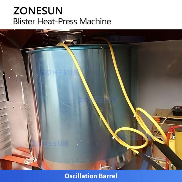 ZONESUN ZS-HFQ1 Industrial Rotary Blister Packing Machine Blister-to-Card Heat Sealer