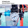 ZONESUN ZS-YG25P Pneumatic Aerosol Spray Can Crimping Machine Pneumatic Capping Tool