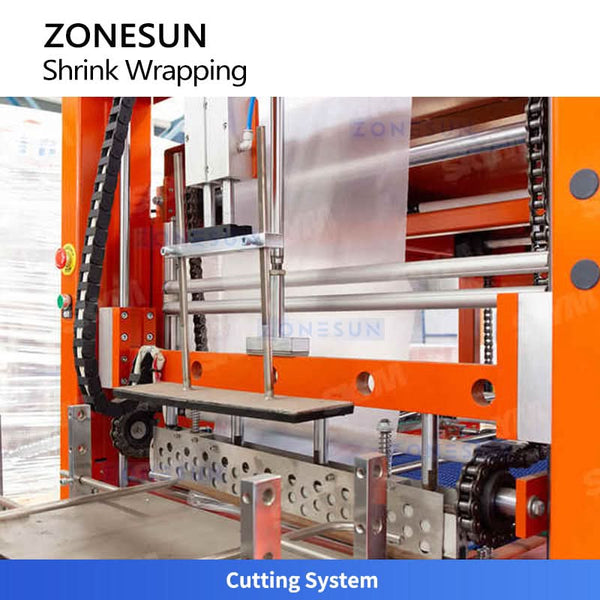 ZONESUN ZS-SPL8 Automatic Shrink Wrapping Machine Heat Shrink Packaging Machine for PE Film
