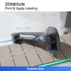 ZONESUN ZS-TB164PO Automatic Round Bottle Print and Apply Labeler Real-Time Sticker Labeler