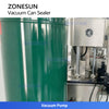 ZONESUN ZS-AFK200 Automatic Negative Pressure Vacuum Sealing Machine Can Vacuum Seamer