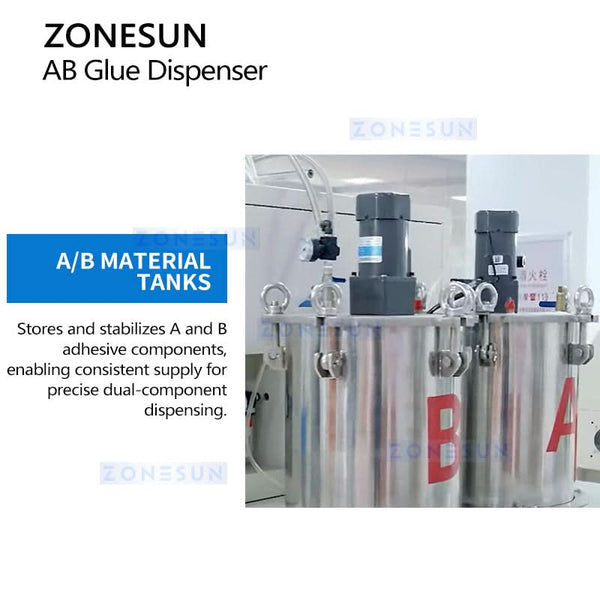 ZONESUN ZS-AGD3 Automatic AB Glue Dispensing Machine for Precise Adhesive Filling