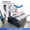 ZONESUN ZS-AFCL13 Automatic Monodose Ampoule Strip Filling Sealing Labeling Machine for Serum Eye Drops
