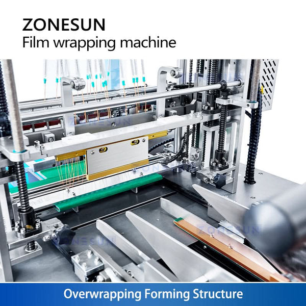 ZONESUN ZS-MSFM730 Automatic Cellophane Overwrapping Machine for Perfume Cosmetic Medicine Box