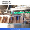 ZONESUN ZS-AFCL8 Automatic Roll-on Bottle Filling Capping Cartoning Solution