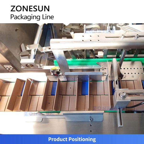 ZONESUN ZS-AFCL8 Automatic Roll-on Bottle Filling Capping Cartoning Solution