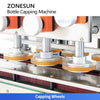 ZONESUN ZS-XG440B Automatic Continuous Motion Inline Capping Machine for Bottle Screw Caps