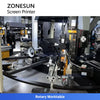 ZONESUN ZS-SWP4 Multi-Color Bottle Screen Printing and Hot Stamping Machine