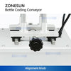 ZONESUN ZS-JP1 Bottle Clamping Conveyor for Inkjet Printing Integration