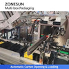 ZONESUN ZS-CSPM7 Automatic Secondary Packaging Line Multi-Box Collating Stacking Case Packing Machine for Boxes