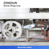 ZONESUN ZS-SPL9 Automatic Feeding Multi-Pack Shrink Wrapping Machine Production Line Boxes and Books