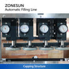 ZONESUN ZS-FAL180V16 Automatic Spray Bottle Filling Capping Machine Line | Industrial Filler