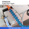 ZONESUN ZS-XG25 Automatic Angled Neck Bottle Capping Machine for Toilet Cleaner Detergent