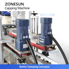 ZONESUN ZS-XG440H2 Automatic F-Type Bottle Capping Machine Engine Oil Drum Capper