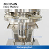 ZONESUN ZS-KL02S Automatic Volumetric Cup Measuring Granule Salt Beans Filling Machine