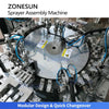 ZONESUN ZS-WIM06 Dip Tube Cutting and Inserting Machine Lotion Pump Assembly Machine