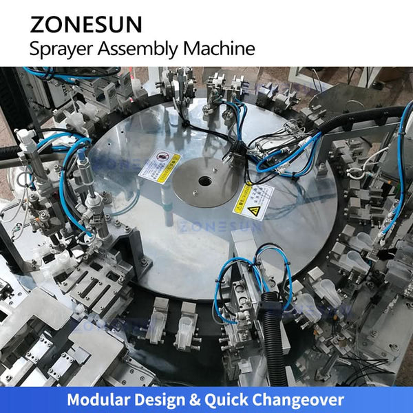 ZONESUN ZS-WIM06 Dip Tube Cutting and Inserting Machine Lotion Pump Assembly Machine