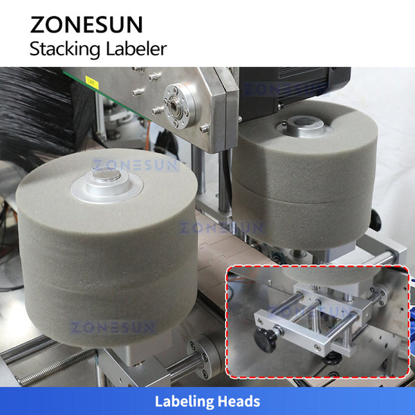 ZONESUN ZS-TB60S Stacked Dual-Side Labeling Machine for Multi-Pack Wet Wipes Bundle Pack Labeler