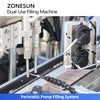 ZONESUN ZS-SVGT4D Automatic Servo-Driven Liquid Paste Filling Machine Cream Lotion Honey