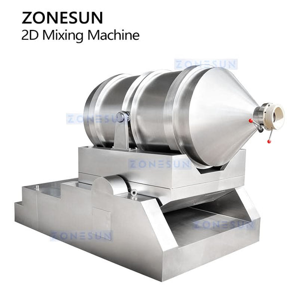 ZONESUN ZS-HM100 Industrial 2D Mixer Rotary Swing Motion Powder Blender Machine Powders and Granules