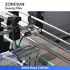 Zonesun ZS-YT8T-8ZL Automatic 4 Nozzles Pneumatic Liquid Filling Machine