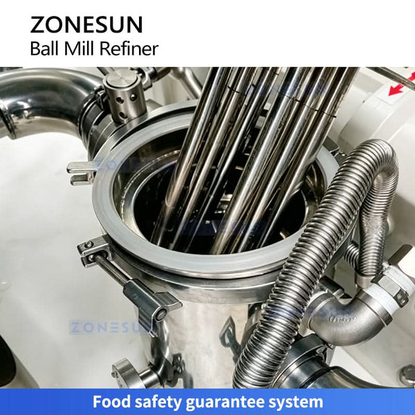 ZONESUN ZS-BM150 Commercial Chocolate Ball Mill Refiner Fine Grinder for Cocoa Nut Paste
