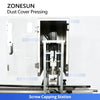 ZONESUN ZS-VTYG03 Automatic Dust Cap Capping Machine Snap Capper Plastic Overcap Pressing