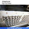 ZONESUN ZS-PT1000 Automatic Rotary Paper Pulp Molding Machine Egg Fruit Tray Making Equipment