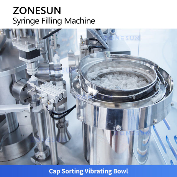ZONESUN ZS-ZFC2 Automatic Pre-filled Syringe (PFS) Filling and Sealing Machine Syringe Filler with Plunger Insertion