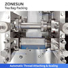 ZONESUN ZS-FS30 Automatic Flat Tea Bag Packing Machine Heat-Seal Sachet Filler