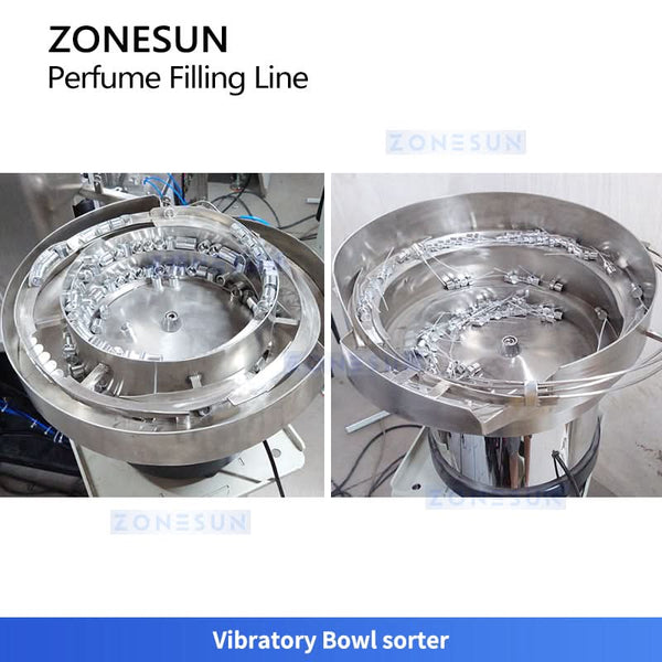 ZONESUN ZS-AFC9B Automatic Perfume Filling Crimping Production Line