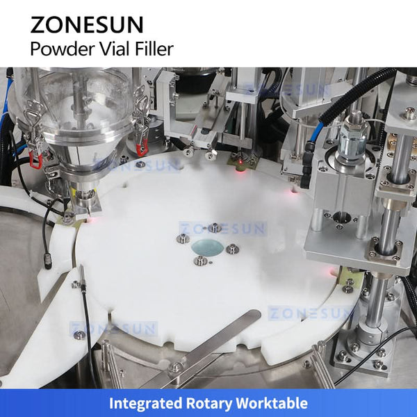 ZONESUN ZS-AFC20F Vial Powder Filling and Capping Machine for Pharmaceutical Packaging