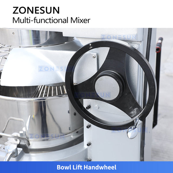 ZONESUN ZS-BM60 Multi-functional Food Mixer Stainless Steel Bowl for Baking Dough Kneading