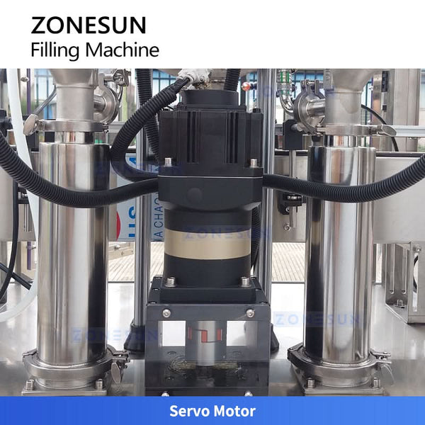 ZONESUN ZS-YT2T-2PXD Automatic Servo Piston Pump 2 Heads Filling Machine