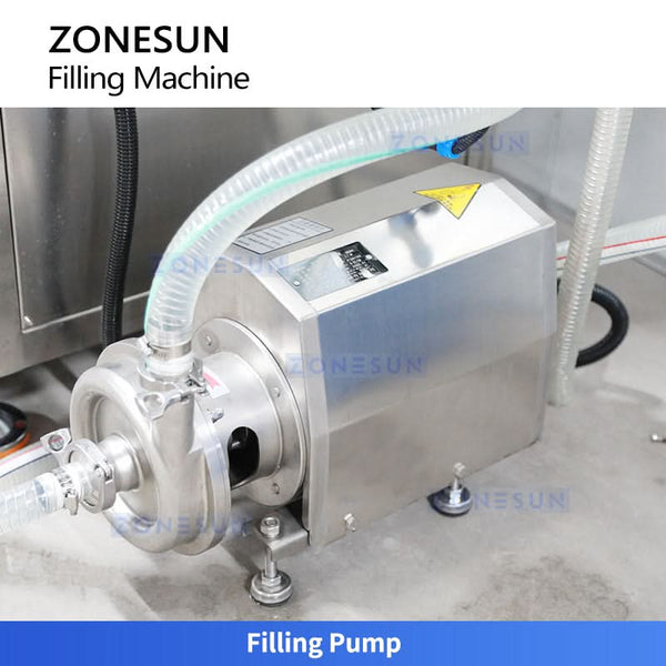 ZONESUN ZS-VTZL100 Automatic 6 Nozzles Centrifugal Pump Liquid Filling Machine