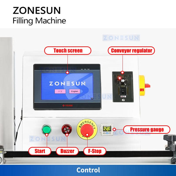 ZONESUN ZS-VTMP1N Automatic Magnetic Pump Paste Filling Machine（SPECIAL OFFER）