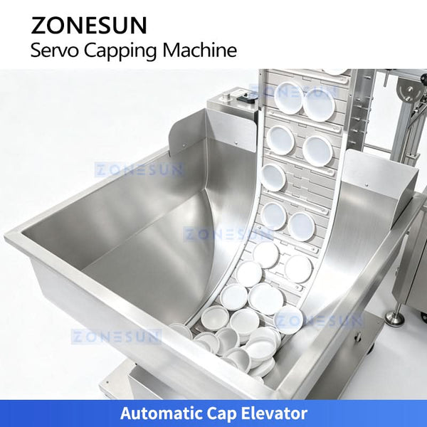 Zonesun ZS-SVXG01 Automatic Double Heads Servo Screw Capping Machine with Auto Cap Feeder