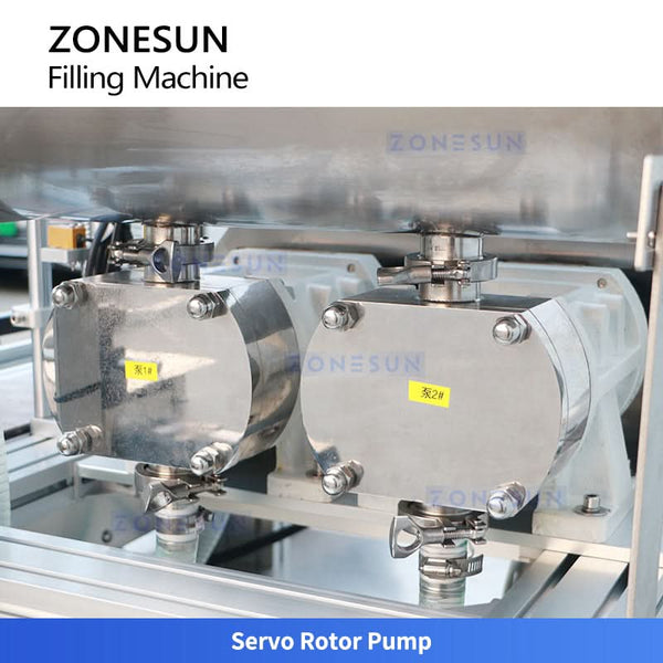 ZONESUN ZS-DTGT800U2 Automatic Rotor Lobe Pump Paste Filling Machine
